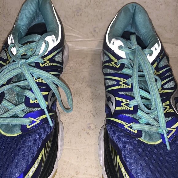 Saucony Blue ISOFIT Triumph Running Everun Athletic Low Top Sneakers Size 11 - Picture 3 of 9